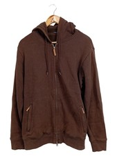 TCM Herren Sweatjacke Gr. 50/L Braun Kapuze Casual