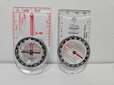 Suunto A-10 And Silva Polaris  Recreational Field Compass Hiking Camping Lot 