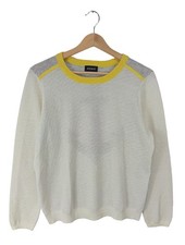 KOOKAI Pull tricoté Dames Pull T EU 42 blanc cassé-gris clair style décontracté