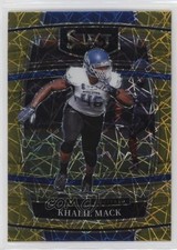 2022 Panini Select Draft Picks Concourse Gold Lazer Prizm Khalil Mack #99 2qw