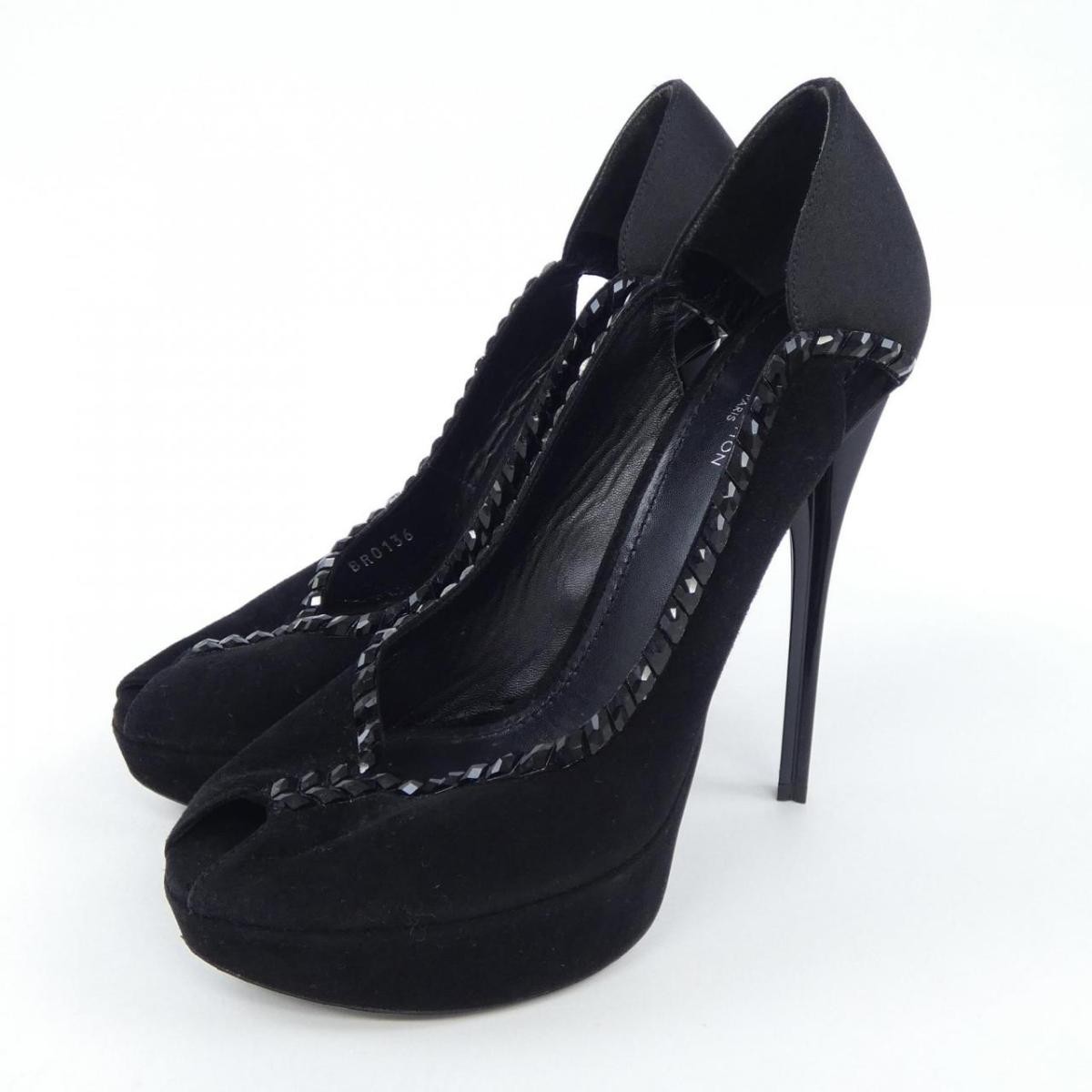 Louis Vuitton Shoes Pumps Heel EU 36.5 US 6.5 Black Authentic thumbnail 24