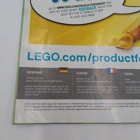 Lego Minecraft 21120 Instruction Manual Book REPLACEMENT The Snow Hideout