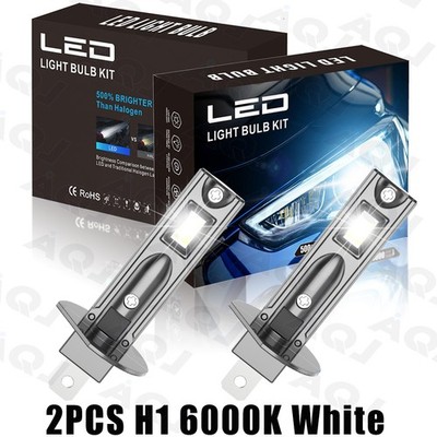 2PCS H1 LED Headlight Bulbs High Beam Kit 6000K White For Kia Rondo 2007-2012