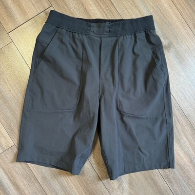 Lululemon Mens ABC Shorts Obsidian Grey Size M Drawstring Bin D-3