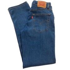 Levis 514 Straight Fit Boys Jeans Size 16 Regular W28 L30 Medium Wash Blue Denim