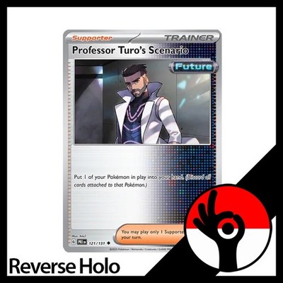 Pokemon TCG: Prismatic Evolutions - Reverse Holo - 121/131 Professor Turos Scena
