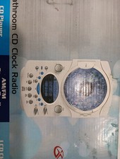 gpx bathroom cd clock radio