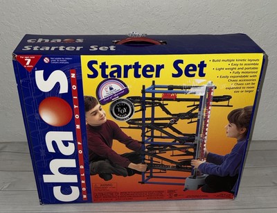 Vintage 1998 NEW Open Box Chaos World Of Motion Starter Set Kinetic Building B
