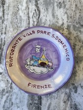 RISTORANTE DEL BUON RICORDO Cas Vietri Sul Mare Piatto FIRENZE Made In Italy 9”