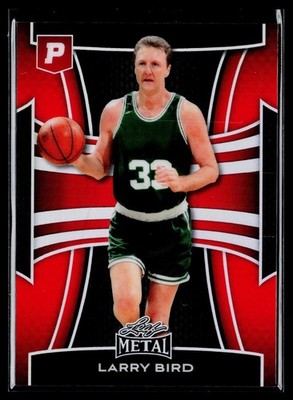 2025 Leaf Metal Pristine #318 Larry Bird Prismatic Red 2/5