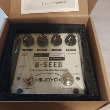 Joyo D-Seed Dual Channel Digital Delay Guitar Effect Pedal New in Box