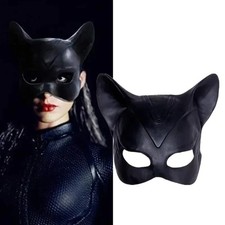 Cat Women Face Latex Mask Cosplay Batman Catwomen Costume Props Halloween Party