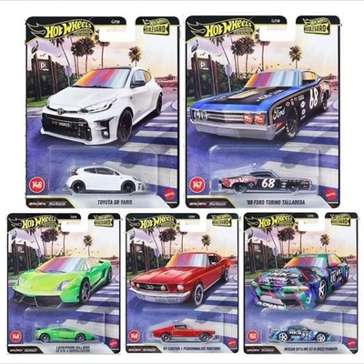 Hot Wheels Boulevard Complete Set 5pcs Nissan Skyline R32 Yaris GT Lamborghini