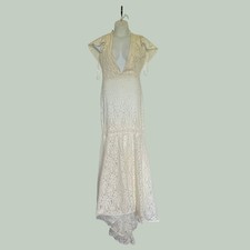 Lace Wedding Dress Med Costume Vampire Bride Frankenstein Mermaid Gown Halloween