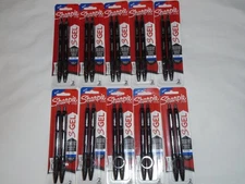 Set of 10 Sharpie S-GEL 0.7 mm Blue Comfort Grip Pens 2-Packs - 20 Total - NEW