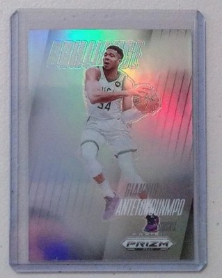 その他 Giannis Antetokounpo Silver Prizm Optic 2024-25 Panini Prizm Deca Giannis Antetokounmpo Brilliance Silver