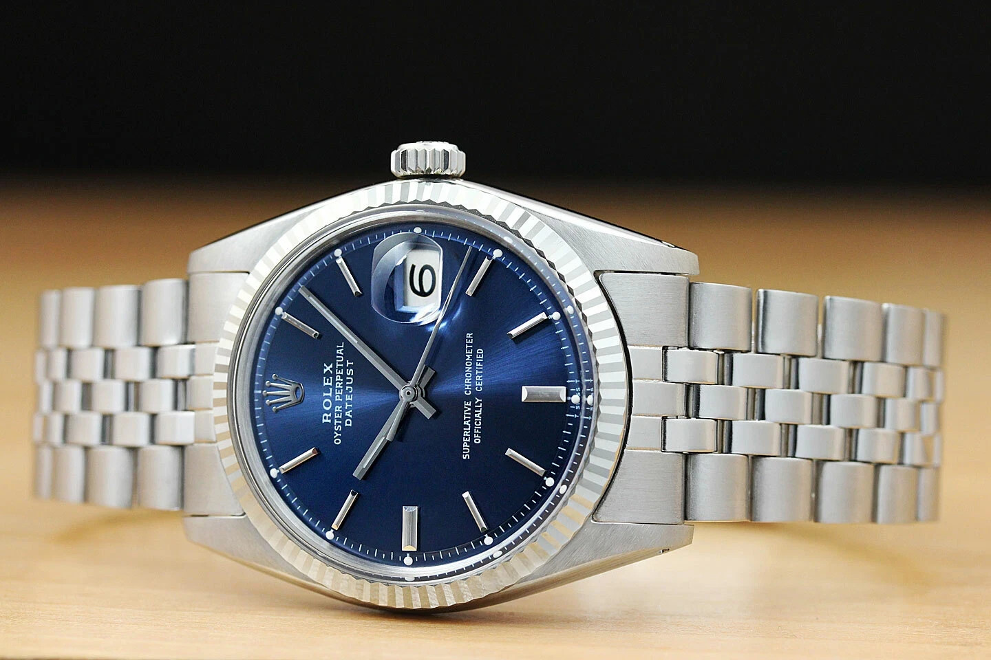 Наручные часы ROLEX MENS BLUE DIAL