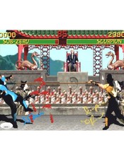 Daniel Pesina signed 8x10 Photo Sub Zero Scorpion Mortal JSA Authentication