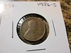 1926-S LINCOLN WHEAT CENT VG     MM4