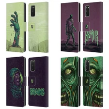 HEAD CASE DESIGNS ZOMBIES LEATHER BOOK WALLET CASE COVER FOR SAMSUNG PHONES 1