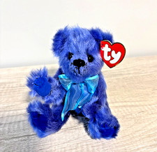 2000, Retired, "River", Blue Bear, Ty Attic Treasures Collection, Plush, W/Tags