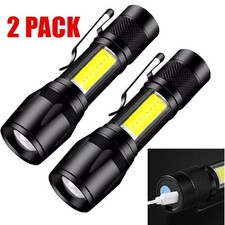 Most Powerful 99000000LM LED Small Torch USB Rechargeable Tactical Flashlight