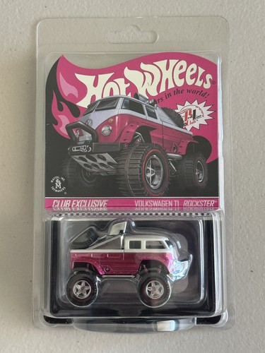 Hot Wheels RLC Volkswagen T1 Rockster Pink - Picture 1 of 1