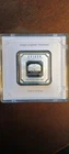 Geiger 50 Gram Silver Square Bar .999 Fine Silver Sealed In Assay