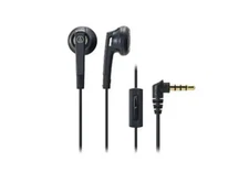 Audio-technica JAPAN Inner Ear Phone Earphone stereo headphone ATH-C505iS Black