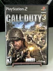 Call of Duty 3 PlayStation 2 2006 Complete CIB Tested Authentic Nice