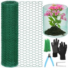 15.7 x 120 Inch Plant Protectors from Animals 0.8mm Free-Cut Metal Mesh Plant...