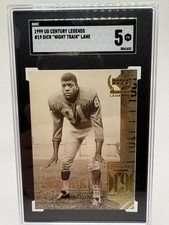 DICK 'NIGHT TRAIN' LANE 1999 UPPER DECK CENTURY LEGENDS #19 SGC 5