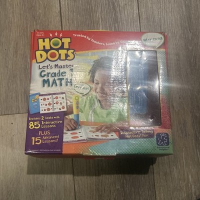 Educational Insights Hot Dots Jr. Lets Master Grade 1 Math Set Homeschool No Pen
