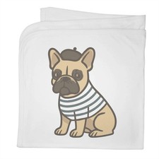 'French Bulldog' Cotton Baby Blanket / Shawl BY00042178 