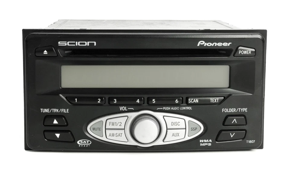 Scion XA XB AM FM XM 2006 radio MP3 CD 08600-21800 código facial T1807 Foto 2 de 4