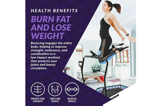 Bluefin Aero Fit 50" Fitness Premium Gadget Loaded Indoor Outdoor Trampoline - Picture 6 of 7