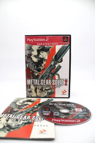 Refurbished PS2 Metal Gear Solid 2 Sons of Liberty Complete CIB GH Excellent