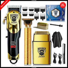 Professional Hair Clippers for Men, Cordless Barber Clippers and Trimmer Set