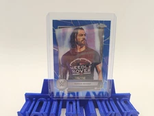 2025 WWE Topps Chrome Roman Reigns True Blue Aqua Refractor /150 TRIBAL CHIEF