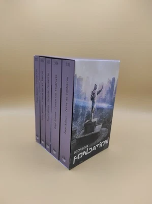 Le Cycle de Fondation – Coffret Folio SF – Isaac Asimov – 5 Tomes Complets - Photo 1/4