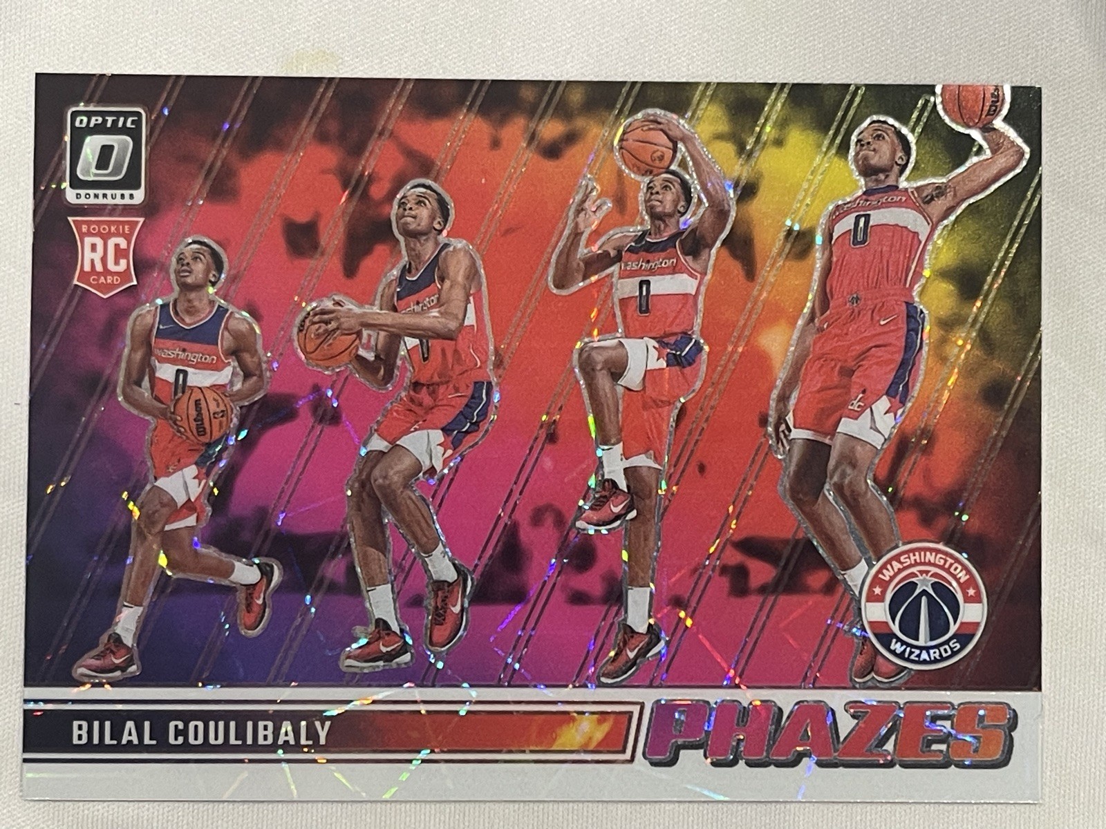 2023-24 Donruss Optic Phazes #11 Bilal Coulibaly RC Wizards