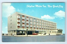 Vintage Postcard Skyline Motor Inn New York City NYC Manhattan 