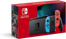 Image of NINTENDO SWITCH NEON BLUE RED IMPROVED BATTERY V2 32GB BRAND NEW CASH ON COLLECT