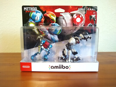 Nintendo amiibo Metroid Dread - Samus and E.M.M.I. Figures (2 Pack Set)