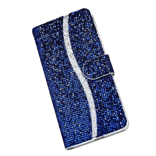 For iPhone 7 8 Xs 11 12 13 14 15 16 Glitter Flip Leather Wallet Cover Case Strap - Picture 24 of 46