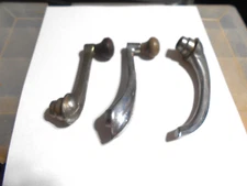 3 vintage car door handles old parts house closeing
