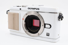 Olympus PEN E-P3 White 12.3MP Digital Camera Body English Language From Japan