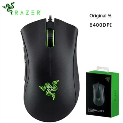 Razer DeathAdder Essential Gaming Mouse   6400DPI, 5 Programmable Buttons
