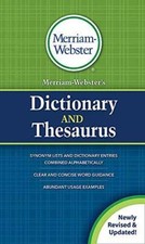 Merriam-Webster's Dictionary and Thesaurus, New Edition, Mass-Mark - ACCEPTABLE