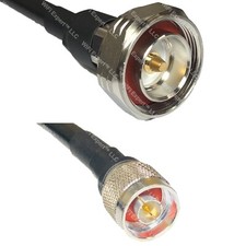 RFC400UF DIN 7/16 MALE to N MALE Coaxial RF Cable USA-Ship Lot